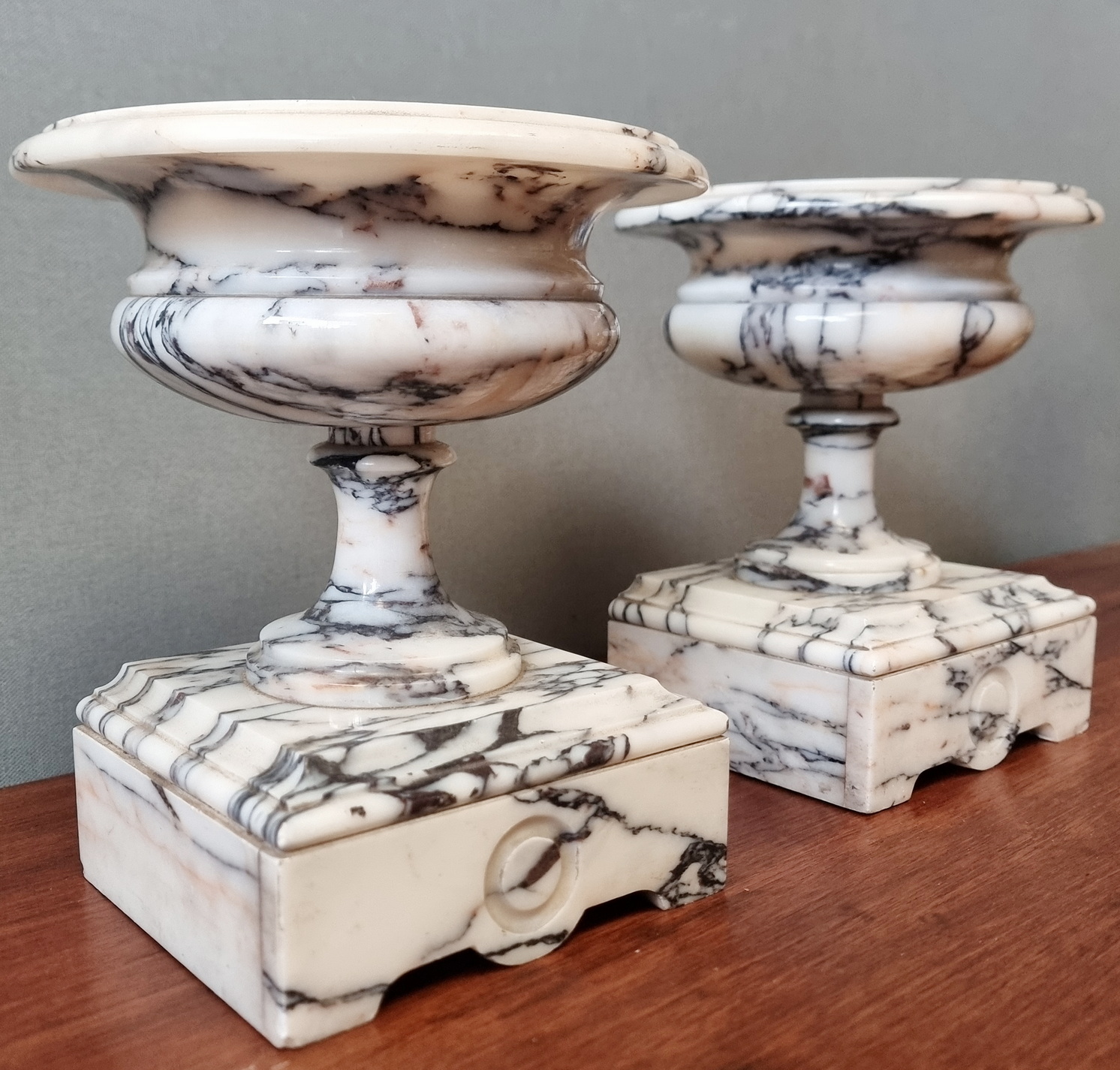 A pair of French Louis XVI Urns